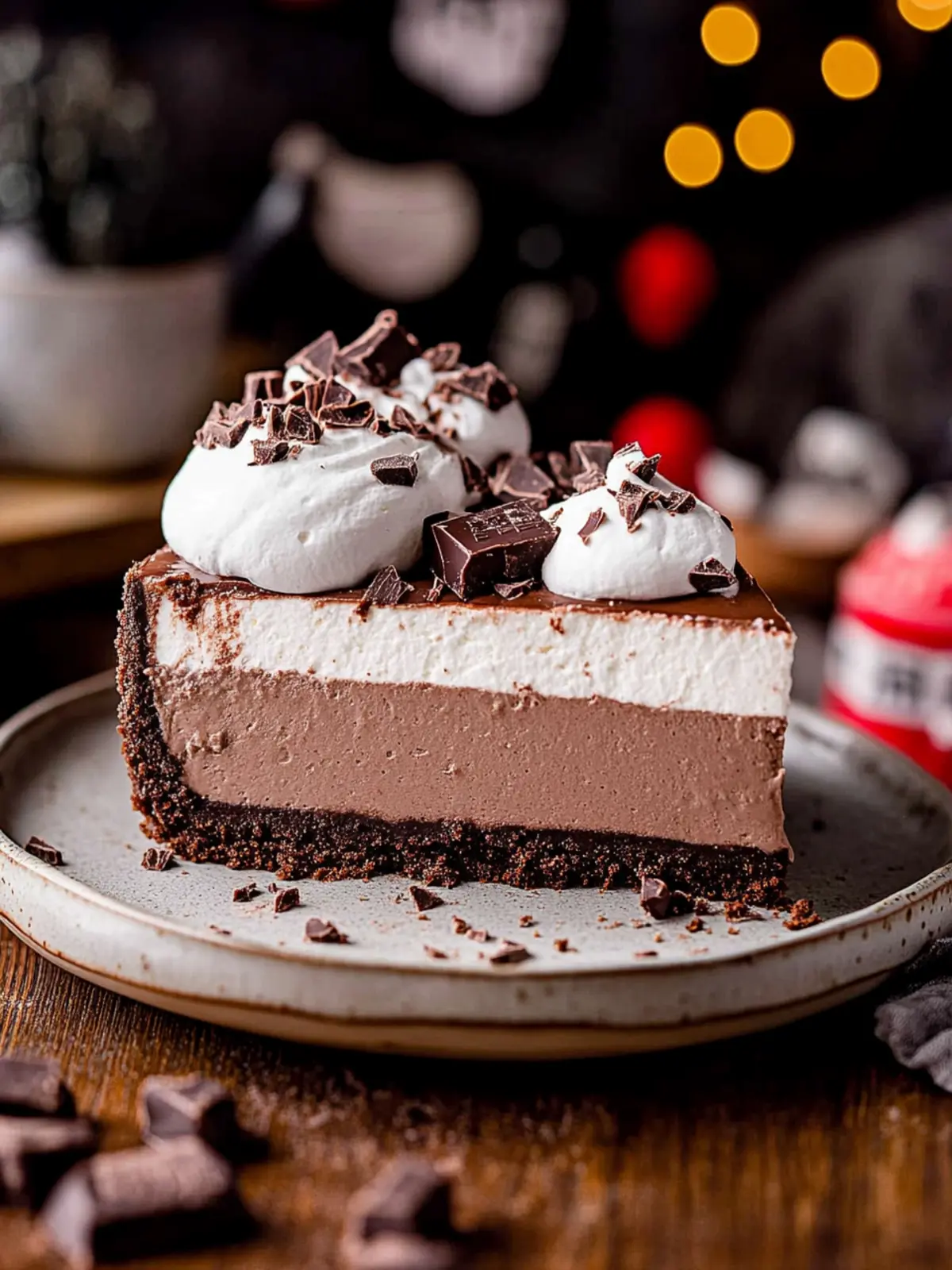 Hot Chocolate Cheesecake: A Cozy Holiday Dessert Delight 2 Hot Chocolate Cheesecake