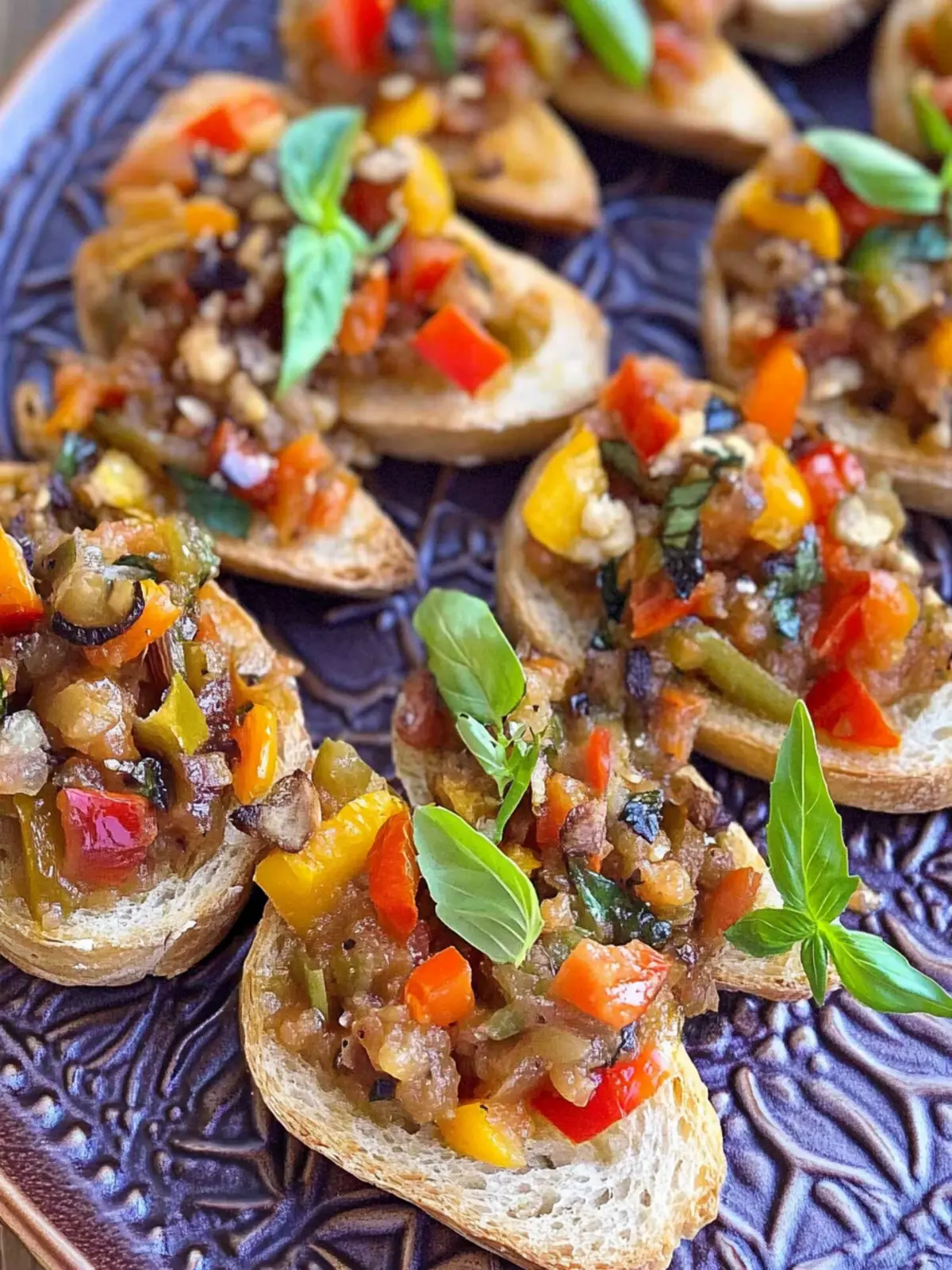 Caponata on Crostini: A Tasty Twist on a Sicilian Classic 4 Caponata on Crostini
