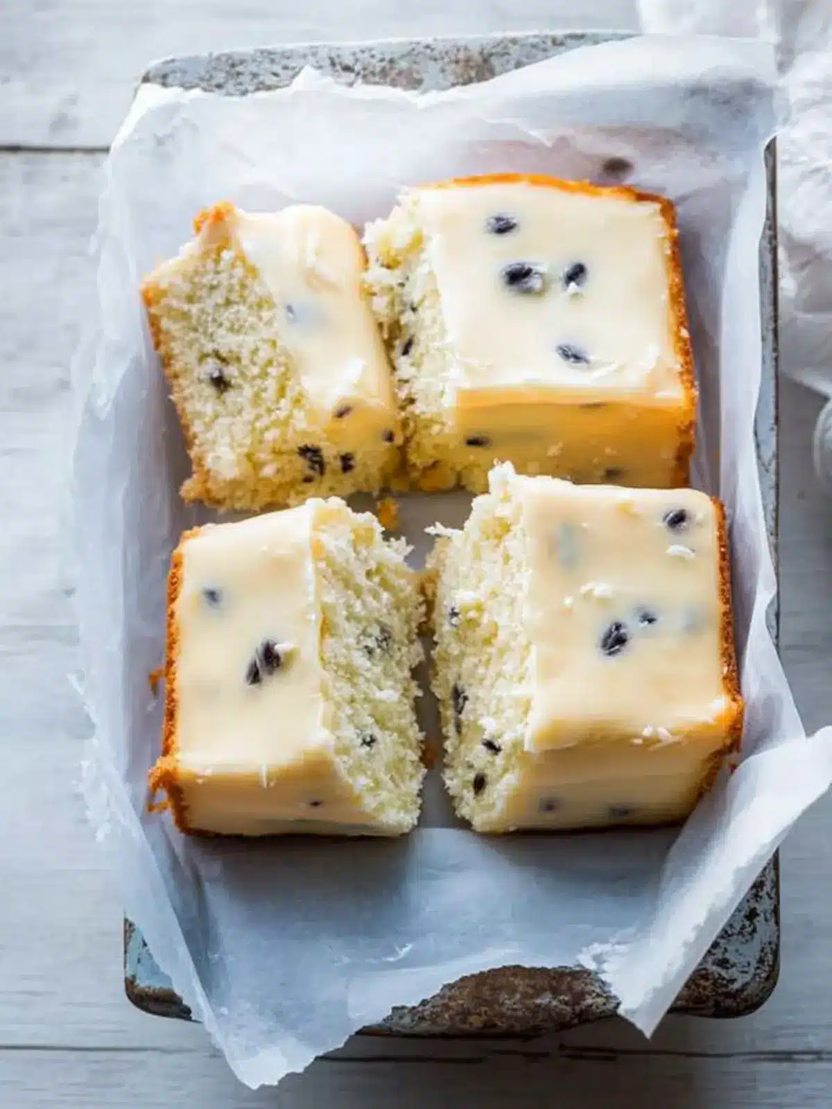 Coconut and Passionfruit Slab Cake for Sweet Tropical Bliss 3 Coconut and Passionfruit Slab Cake