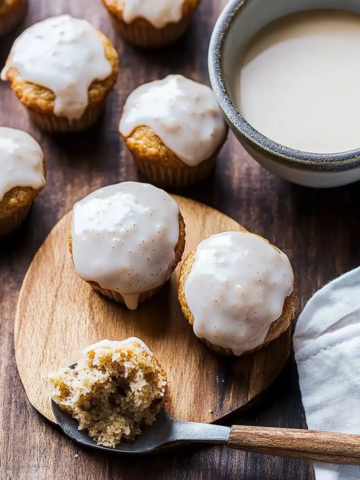 Mini Chai Muffins with Vanilla Bean Glaze for Cozy Mornings 5 Mini Chai Muffins with Vanilla Bean Glaze