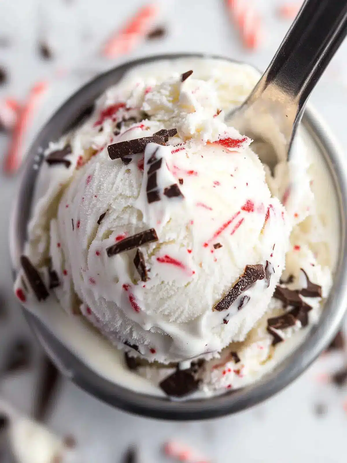 Creamy Peppermint Ice Cream to Brighten Your Day 2 Peppermint Ice Cream