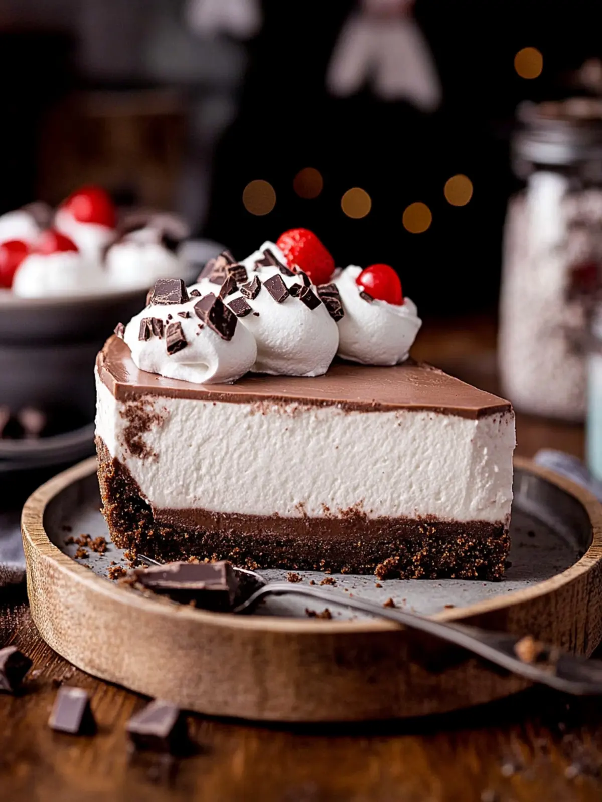 Hot Chocolate Cheesecake: A Cozy Holiday Dessert Delight 5 Hot Chocolate Cheesecake