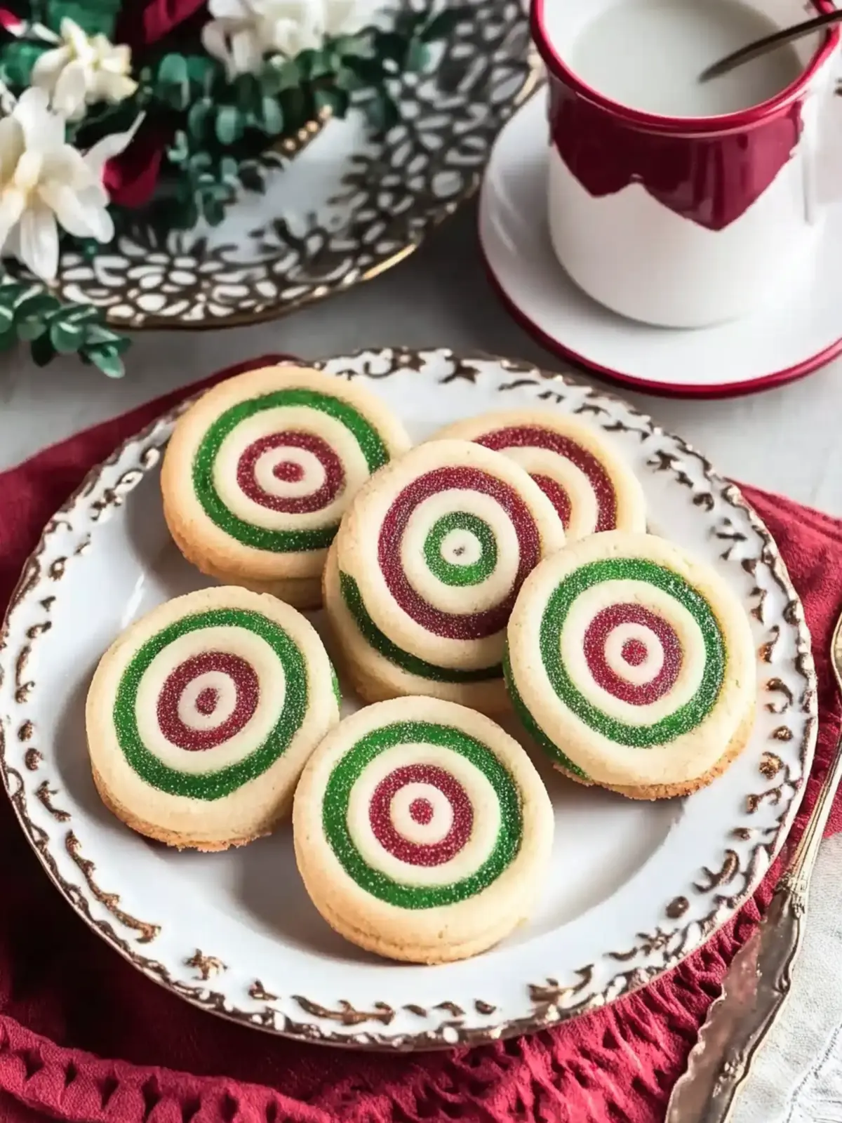 Colorful Pinwheel Cookies for a Festive Holiday Treat 2 Pinwheel Cookies