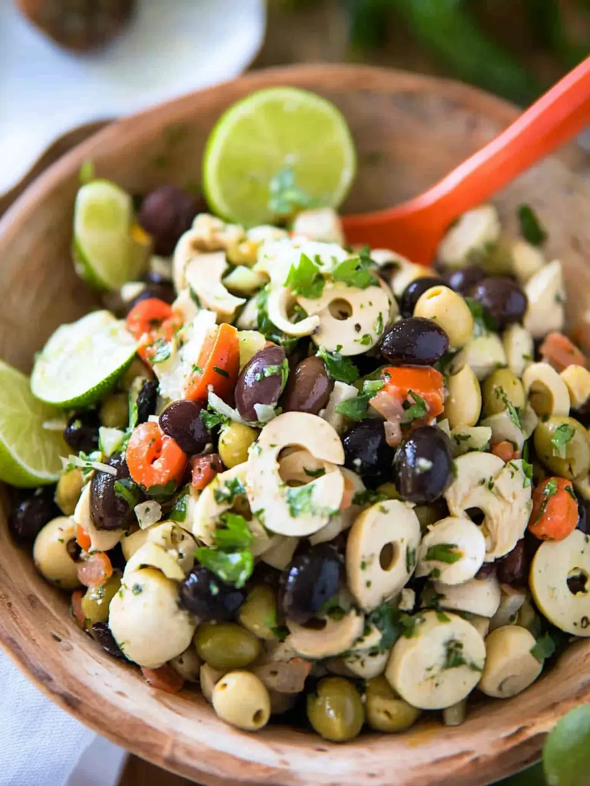 Quick and Easy Loaded Olive Salad