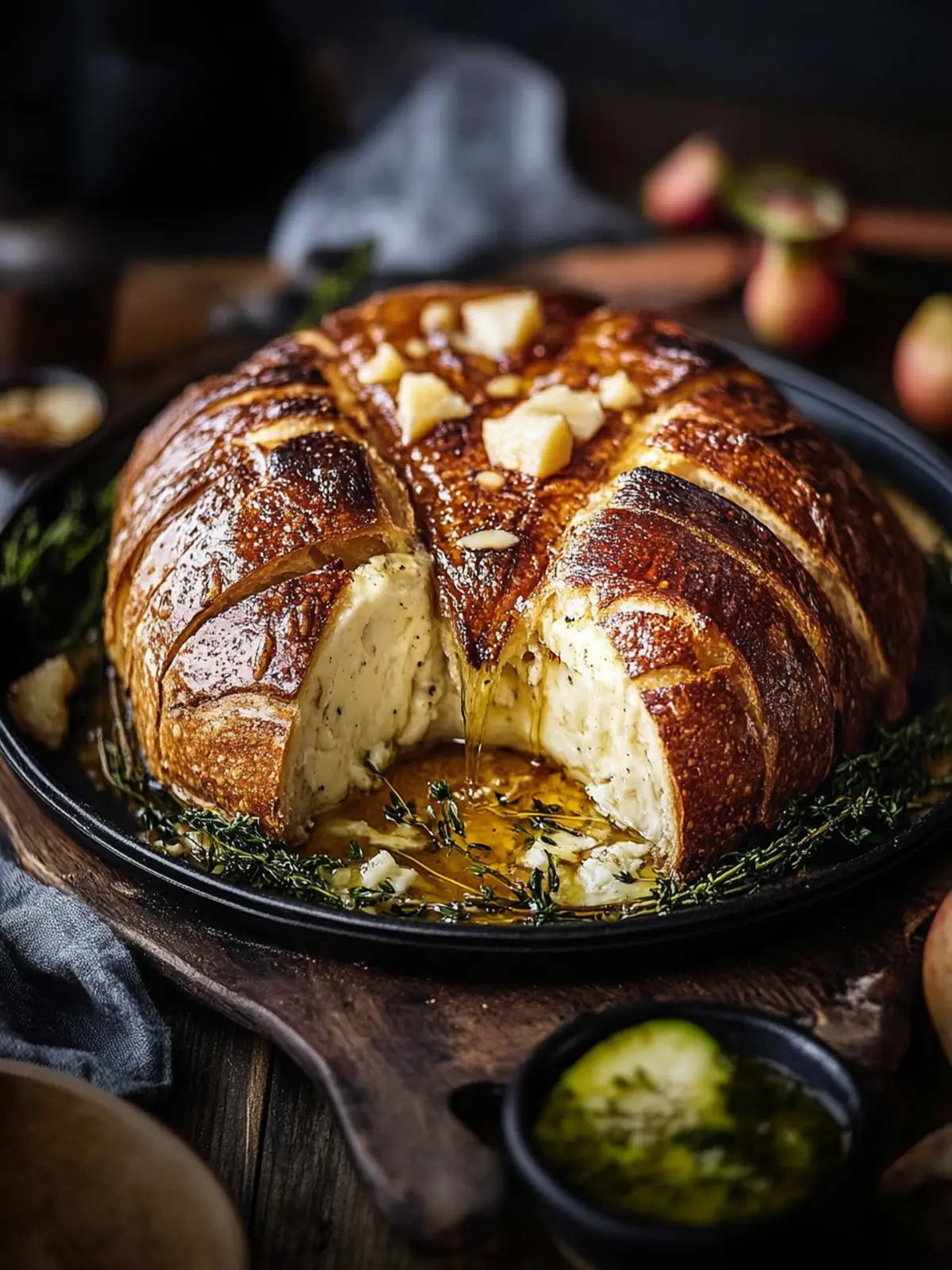 Savor Baked Hot Maple Camembert Sourdough Tonight! 5 Baked hot maple Camembert sourdough