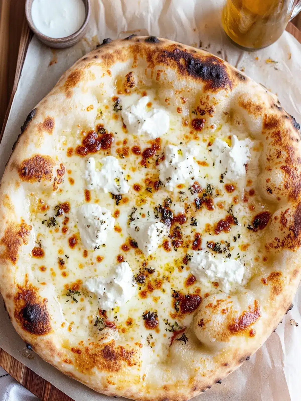 Irresistible White Sauce Pizza with Creamy Garlic Bliss 2 white sauce pizza