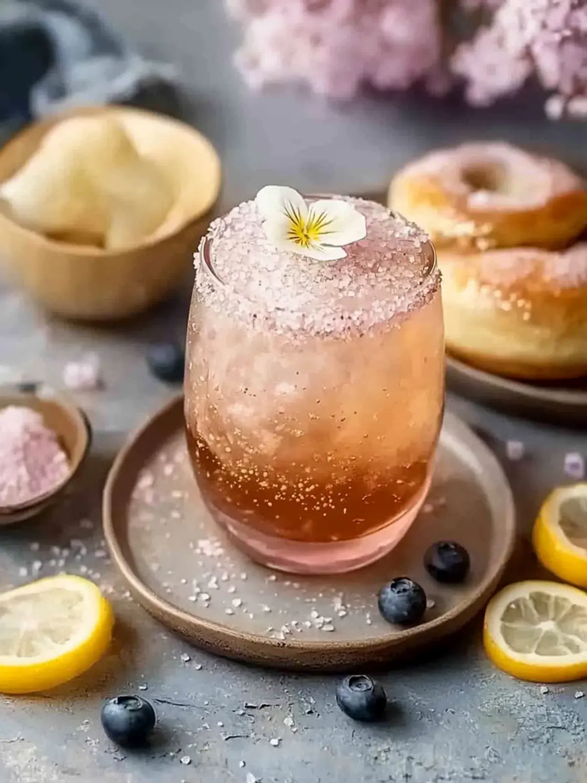 Blueberry Bagels & Japanese Pink Salt for Your Best Morning Ever 2 BLUEBERRY BAGELS & JAPANESE PINK SALT