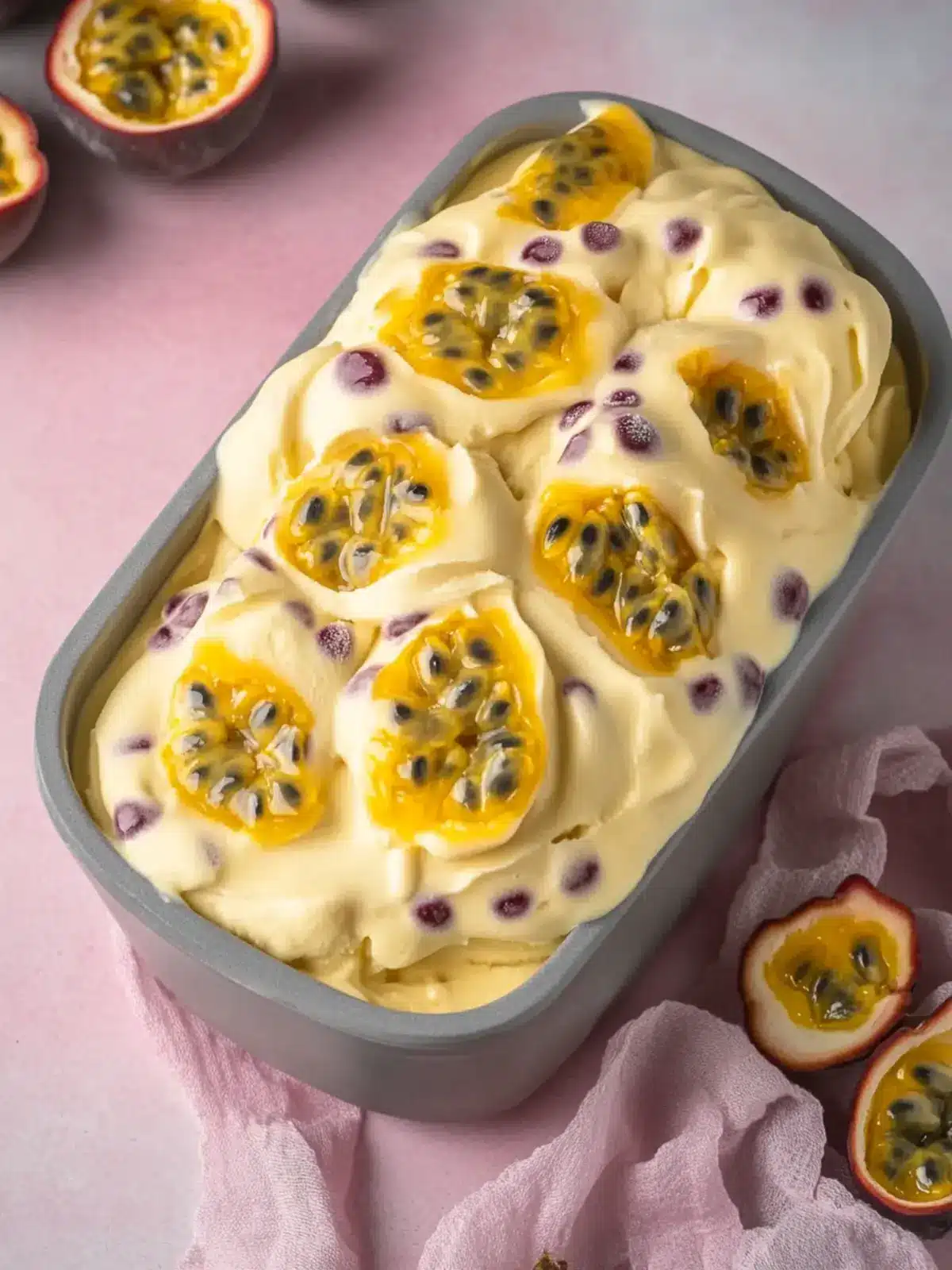 Passion Fruit Ice Cream