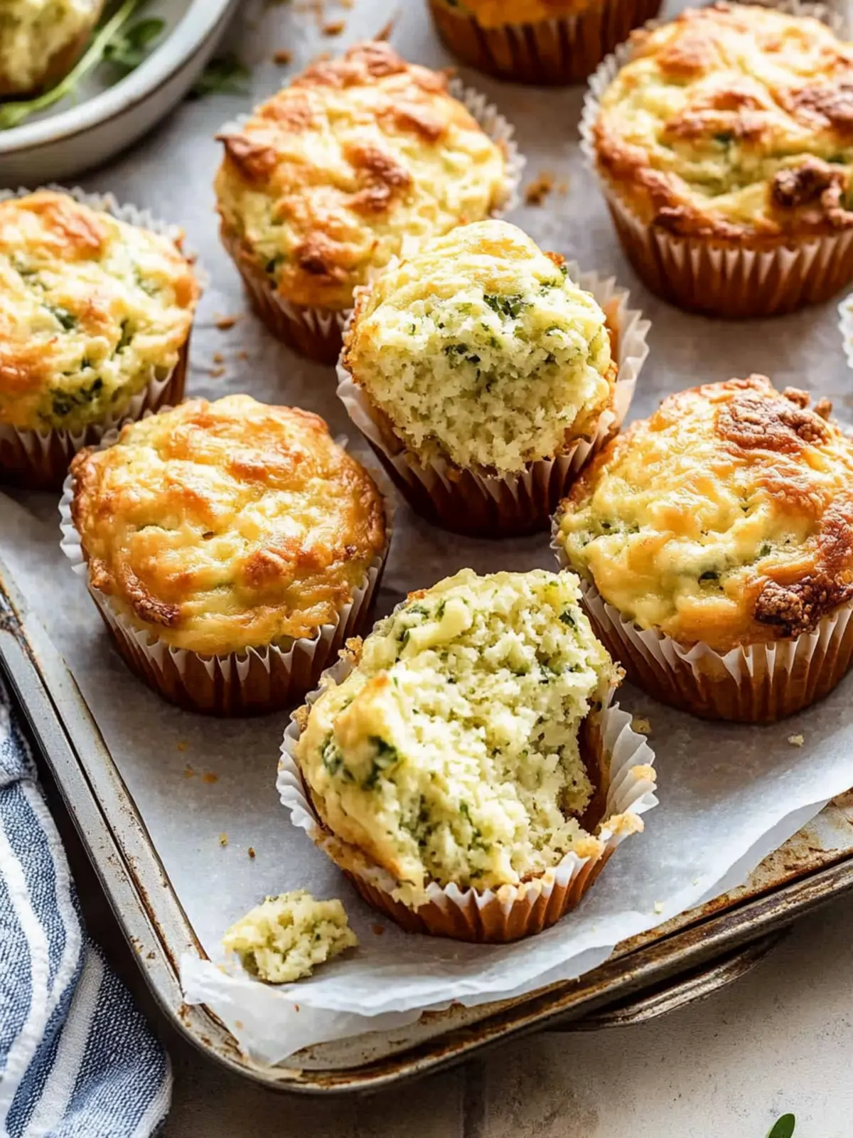 Savory Cheese Breakfast Muffins That You'll Crave Every Morning 2 Savory Cheese Breakfast Muffins