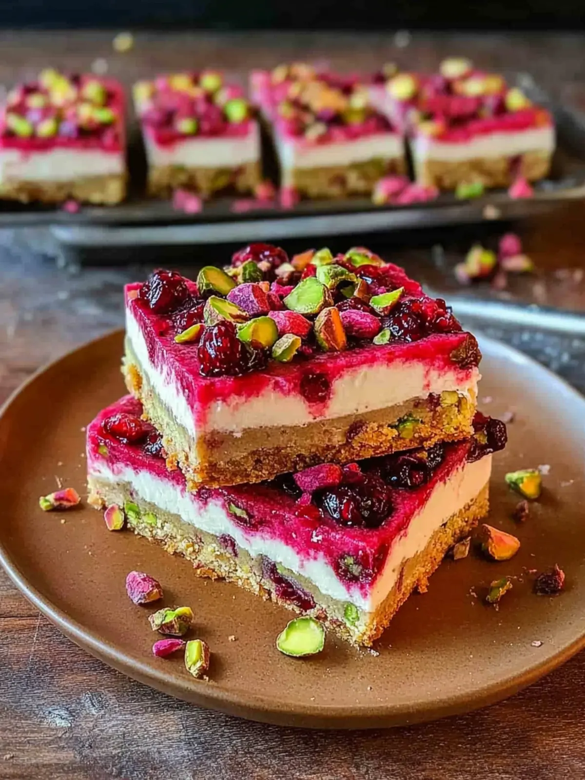 Delicious No-Bake Cranberry and Pistachio Slice Recipe 3 Cranberry and Pistachio Slice