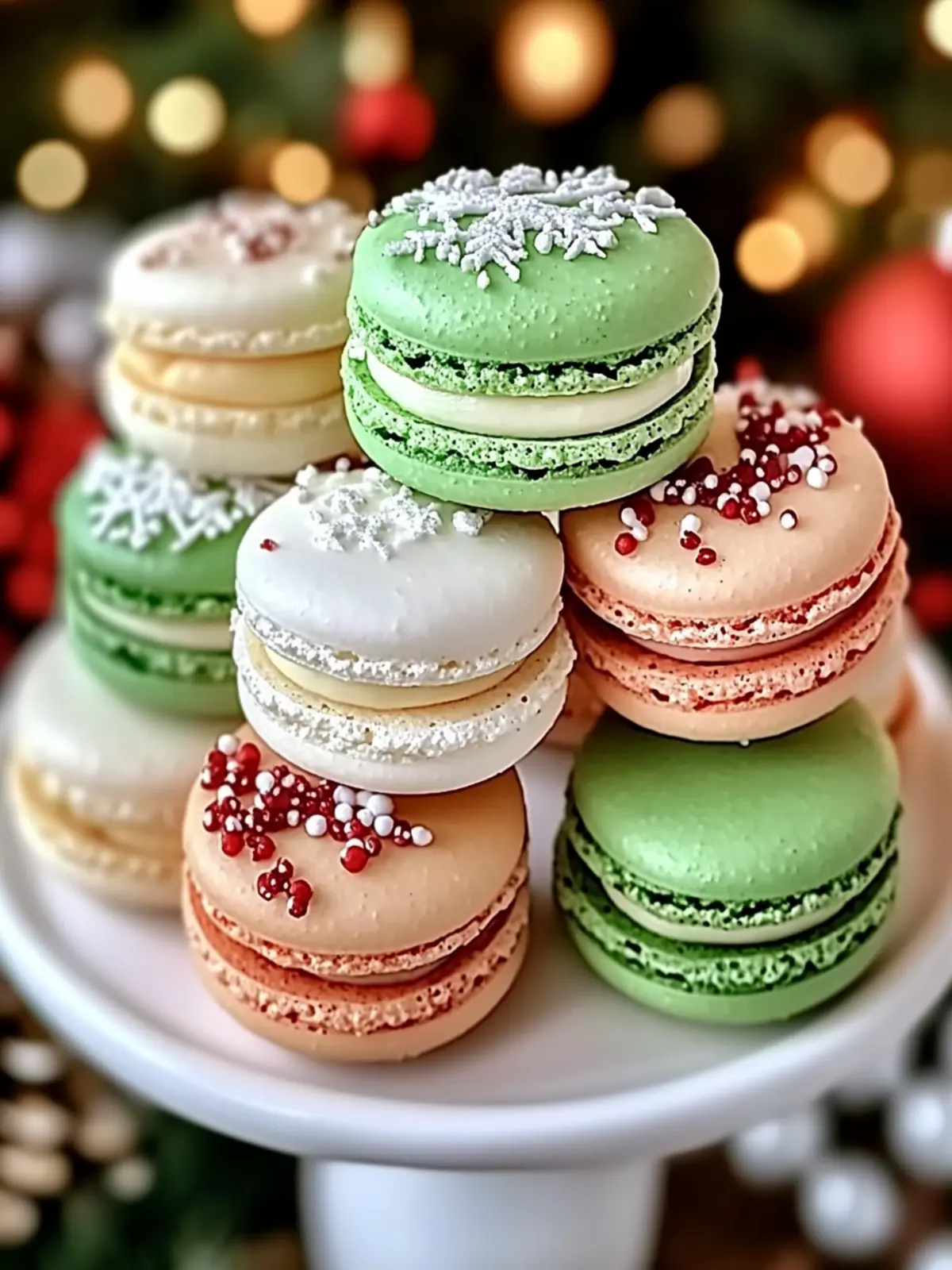 Festive Christmas Macarons: Elevate Your Holiday Dessert Game 2 Christmas Macarons