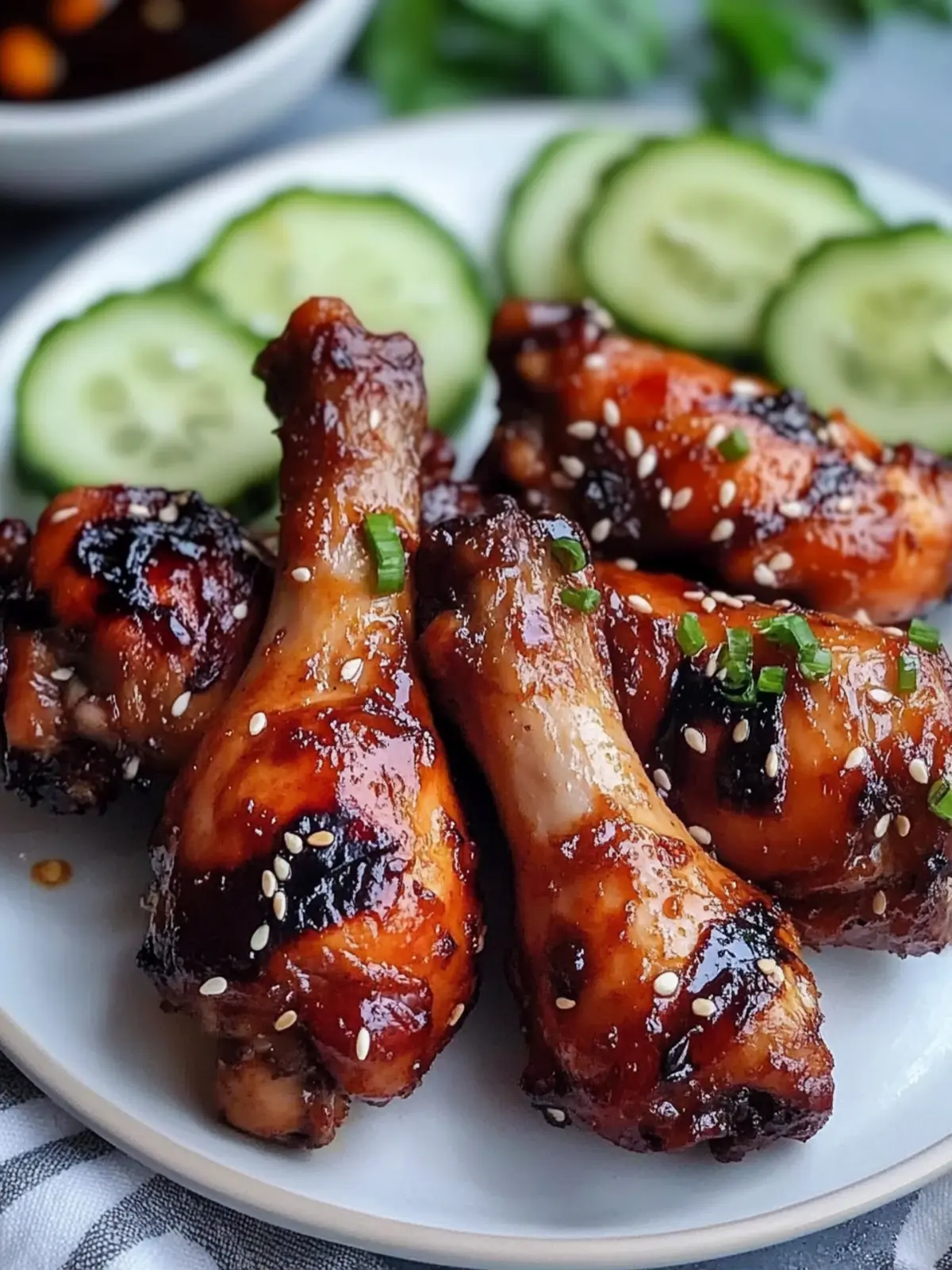 Savory Kalbi Chicken Legs Air Fried: Sweet & Spicy Perfection 4 Savory Kalbi Chicken Legs Air Fried
