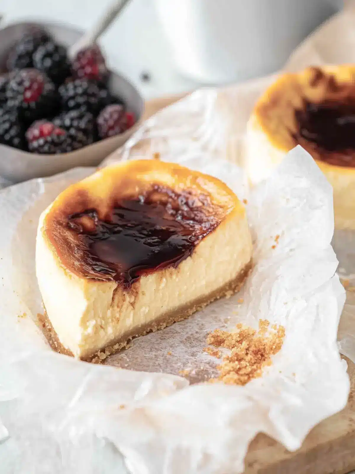 Mini Basque Cheesecake: Creamy Delight for Any Occasion 3 Mini Basque Cheesecake