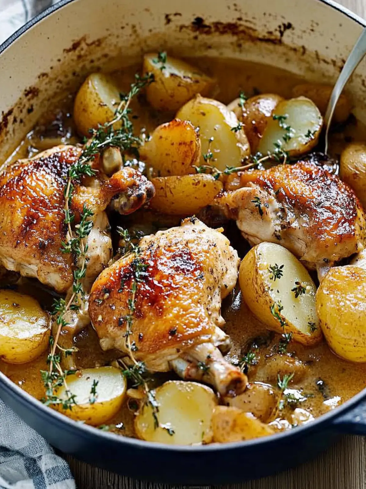 Savory French-style Chicken and Potatoes That Wow Every Time 5 French-style chicken and potatoes