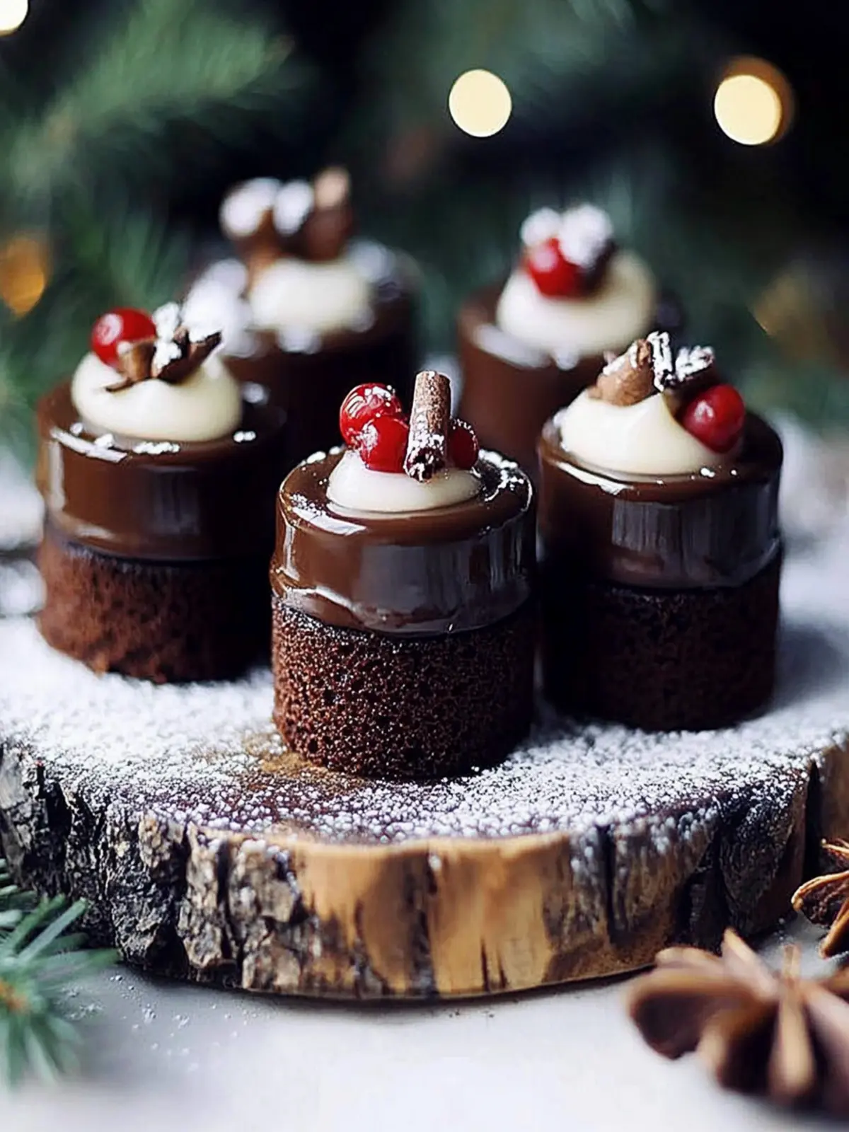 Irresistible Spiced Chocolate Gingerbread Mini Cakes Recipe 4 Spiced Chocolate Gingerbread Mini Cakes