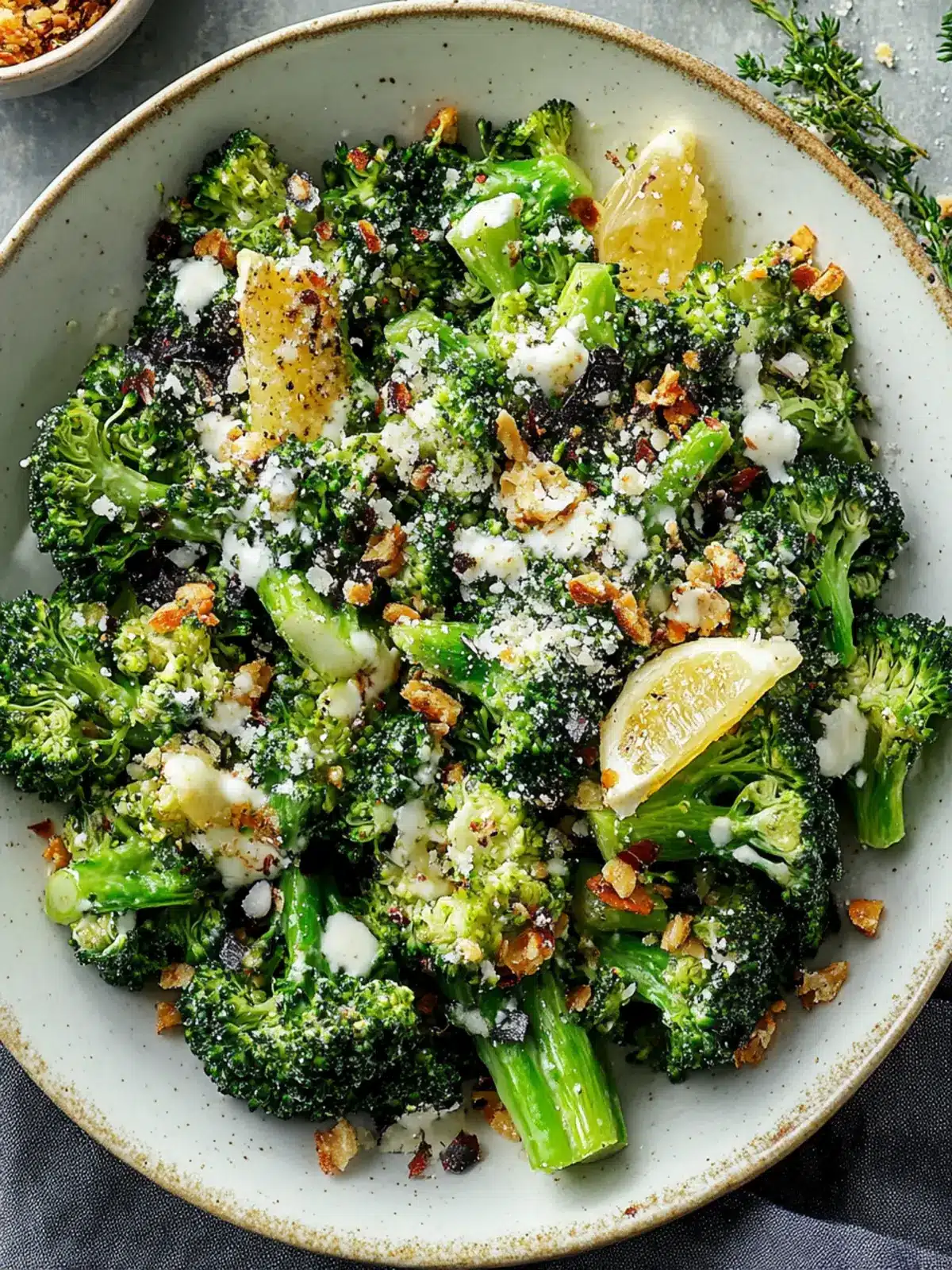 Amazing Broccoli Salad with Pine Nuts and Parmesan Bliss 2 Broccoli Salad