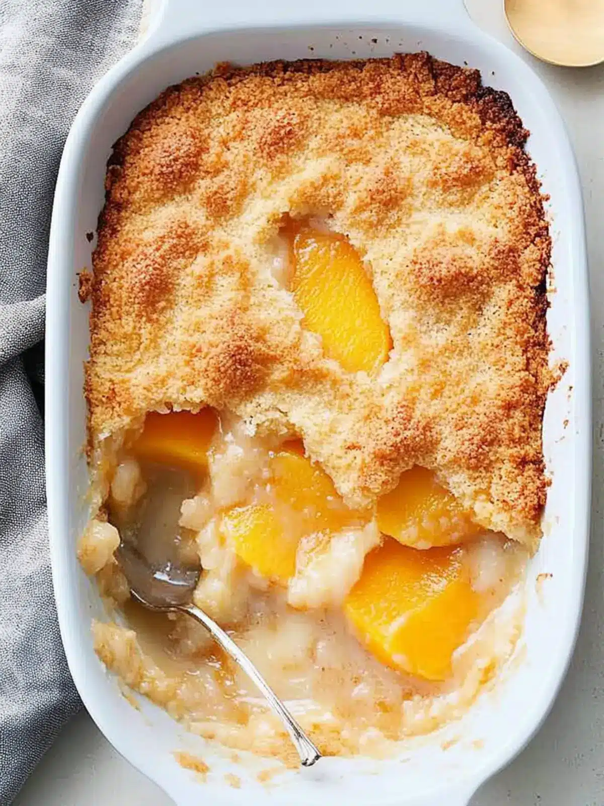 Easy Peach Cobbler