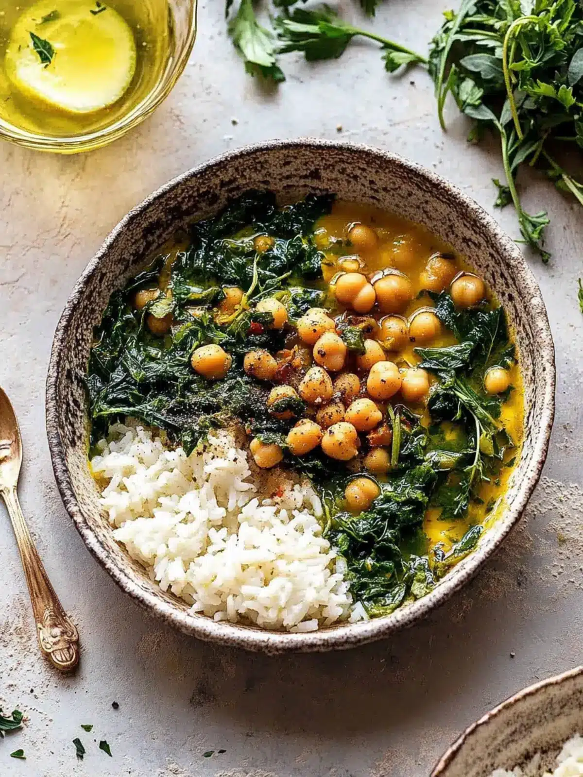 Herb and Chickpea Stew with Rice for Cozy Evenings 3 Herb and Chickpea Stew with Rice