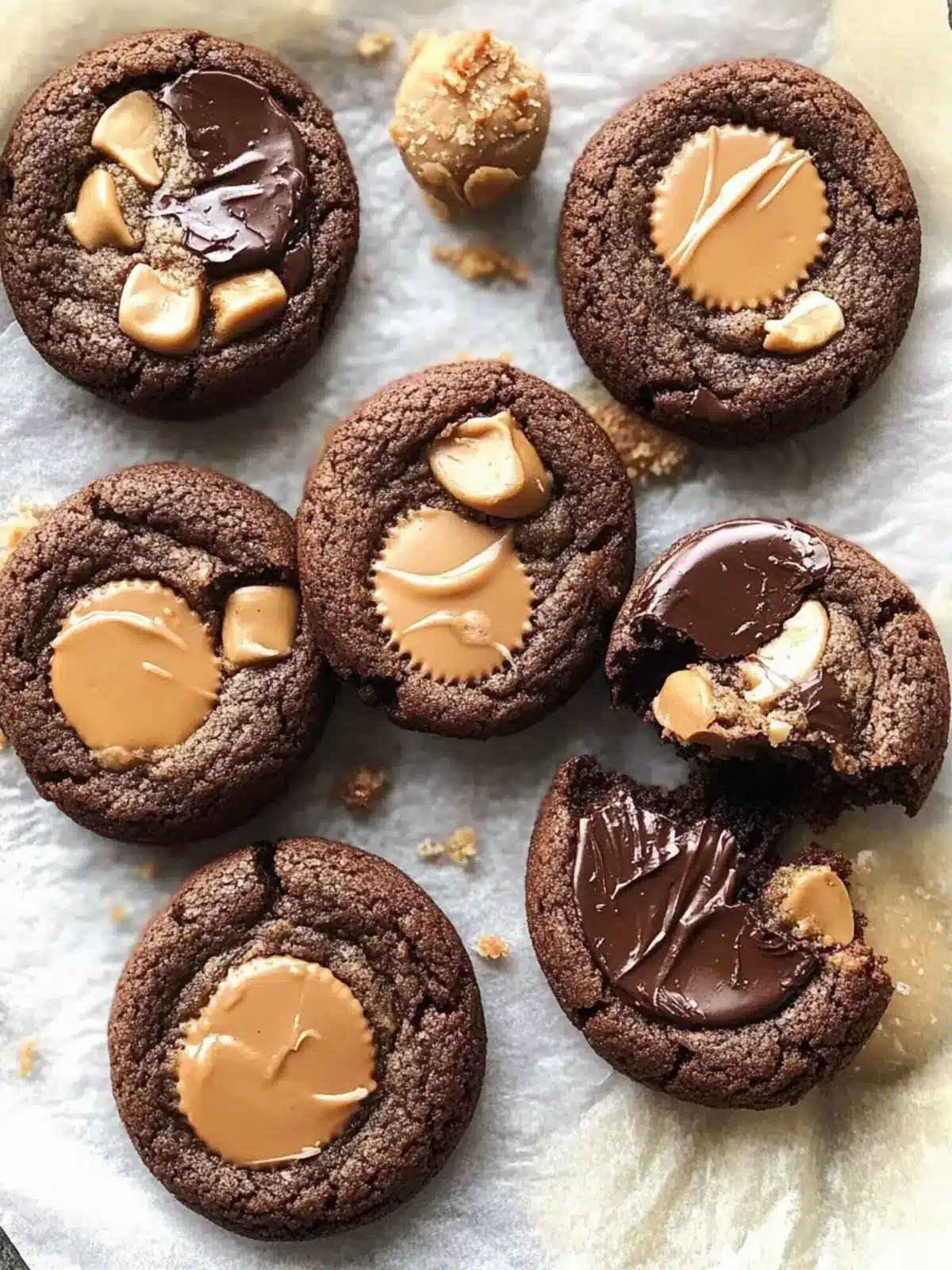 Indulge in Chocolate Peanut Butter Cup Cookies Bliss 5 Chocolate Peanut Butter Cup Cookies