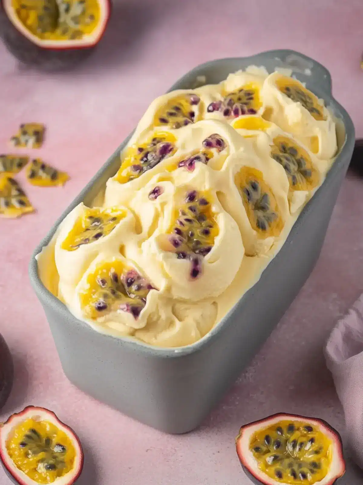 Passion Fruit Ice Cream