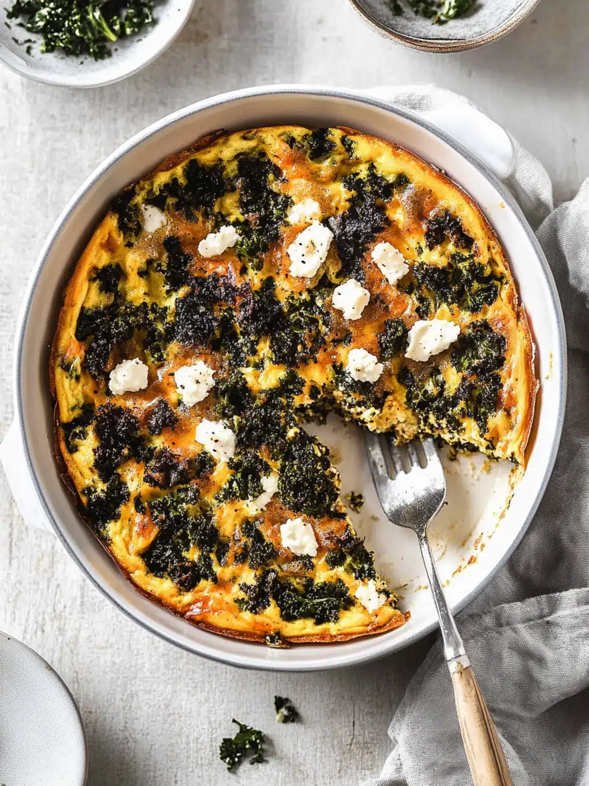 Savory Kale Frittata with Goat Cheese for Your Brunch Bliss 5 Kale Frittata with Goat Cheese