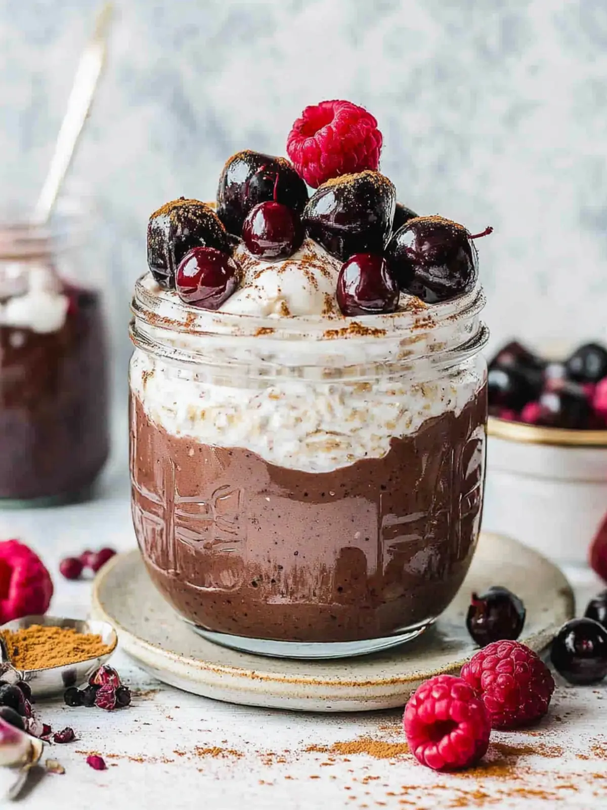 Black Forest Creamy Oats Vegan GF for a Dreamy Breakfast Delight 2 Black Forest Creamy Oats (Vegan GF)
