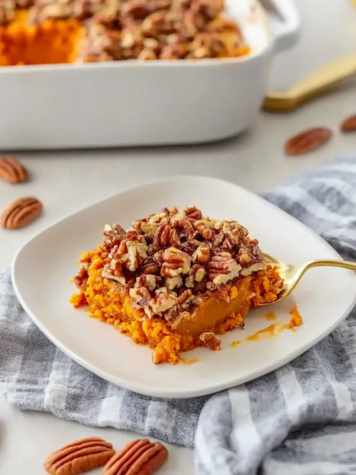 Pecan Texas Roadhouse Copycat Sweet Potato Casserole