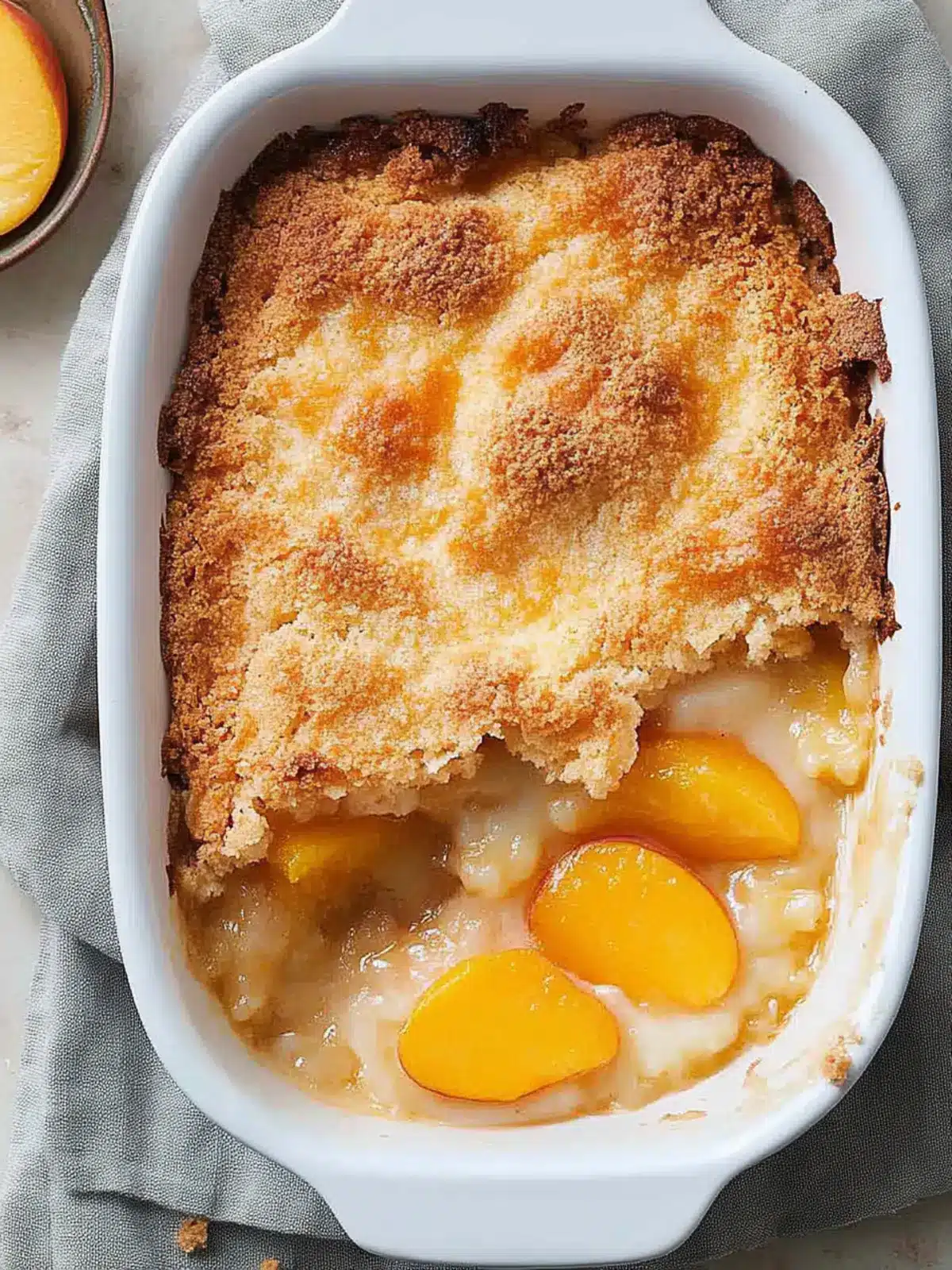 Easy Peach Cobbler