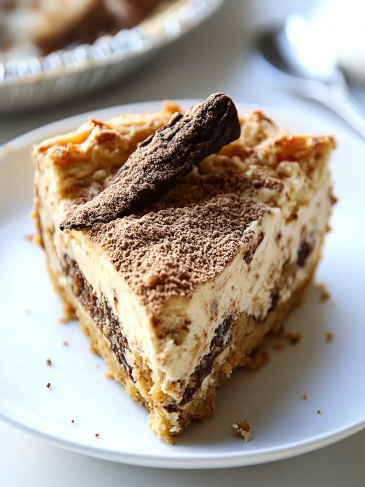 Indulge in Deep-Dish Tiramisu Pie with Coffee Crunch Crumble 5 Deep-Dish Tiramisu Pie with Coffee Crunch Crumble