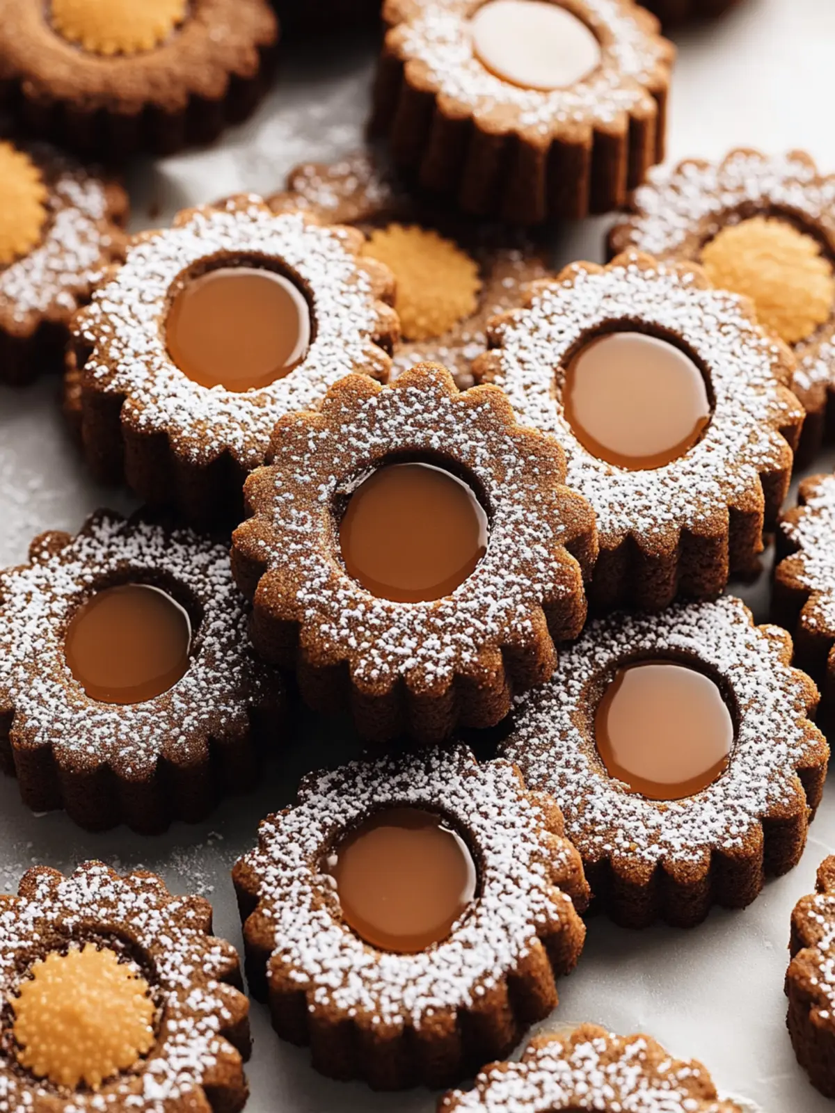 Irresistible Salted Caramel Chocolate Linzer Cookies Recipe 2 Salted Caramel Chocolate Linzer Cookies