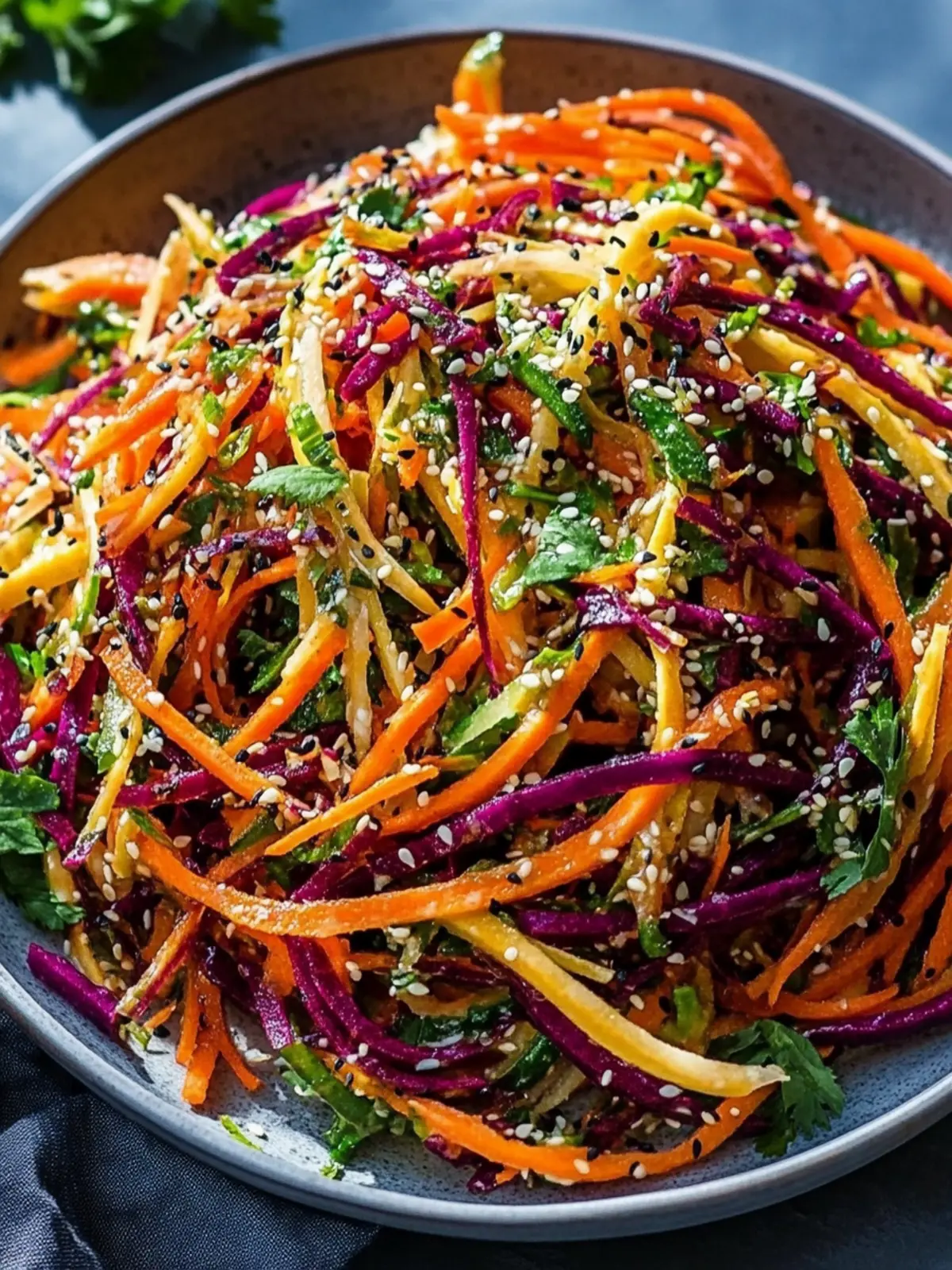 Shaved Rainbow Carrot Sesame Salad That Brightens Your Day 2 Shaved Rainbow Carrot Sesame Salad