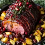 Easy Chipotle Pineapple Jerk Glazed Ham