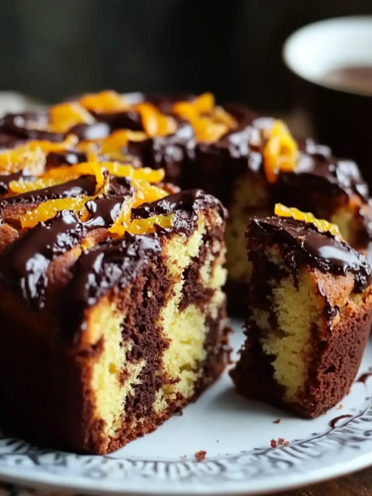 Mary Berry's Irresistible Chocolate Orange Marble Cake Recipe 4 Mary Berry Chocolate Orange Marble Cake