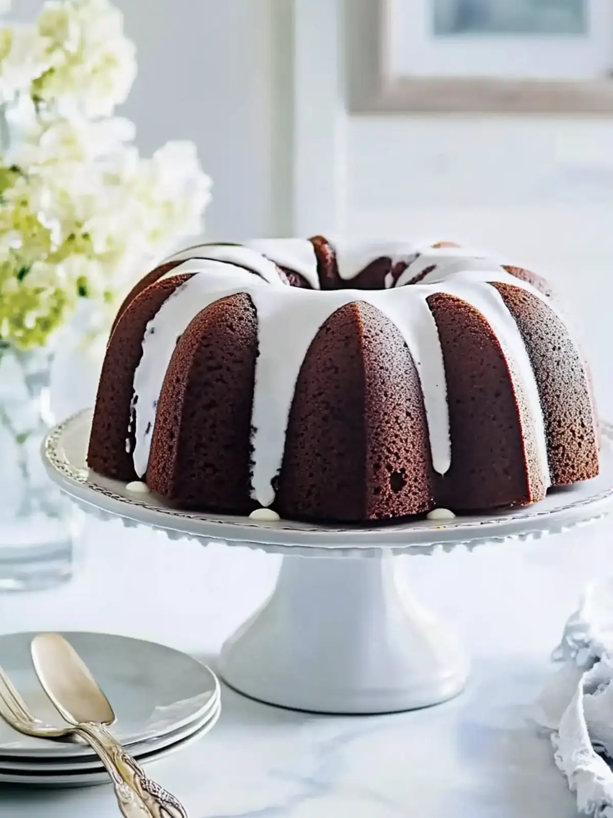 Decadent Triple-Chocolate Buttermilk Pound Cake Recipe 5 Triple-Chocolate Buttermilk Pound Cake
