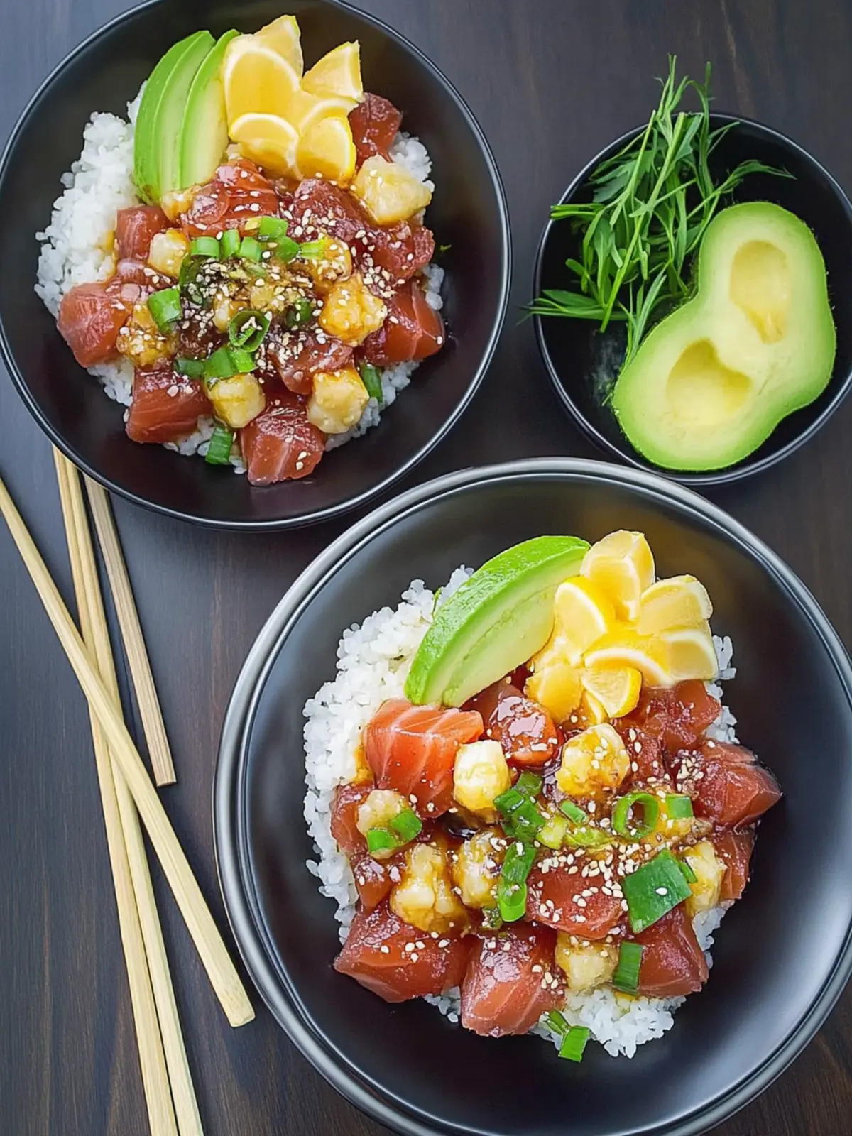 Delicious Ahi Poke Recipe with Crunchy Macadamia Nuts 2 Ahi Poke