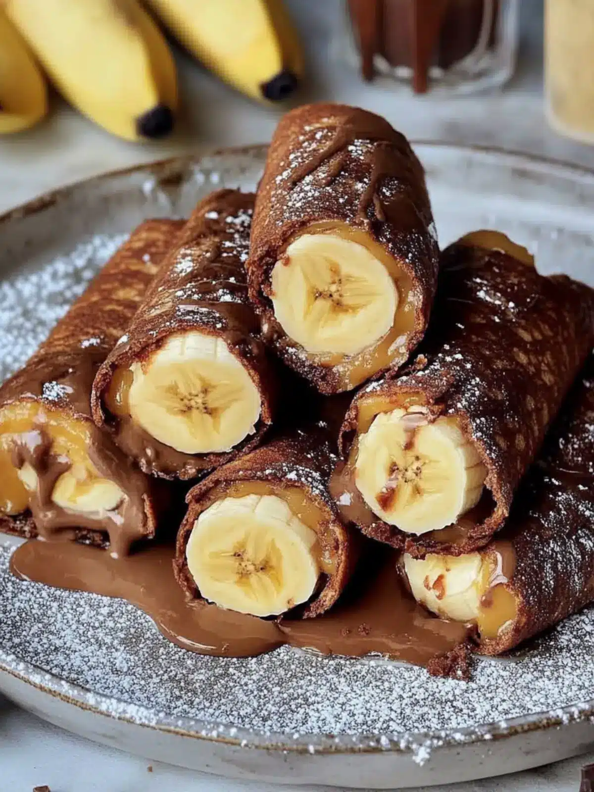 Delicious Chocolate Crepes With Banana for Sweet Moments 4 Chocolate Crepes With Banana