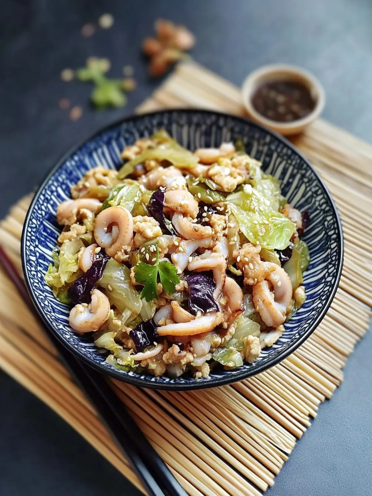 Savory Cabbage and Squid Stir Fry Ready in Just 10 Minutes 4 Cabbage and Squid Stir Fry