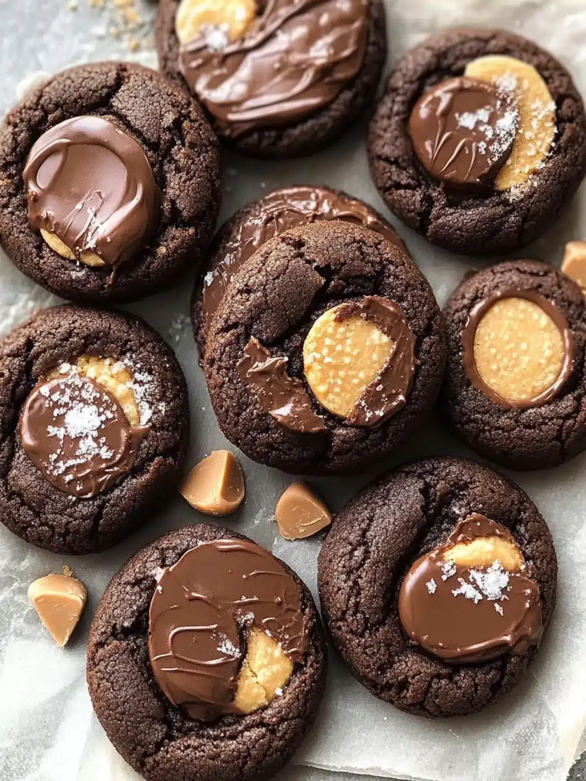 Indulge in Chocolate Peanut Butter Cup Cookies Bliss 2 Chocolate Peanut Butter Cup Cookies