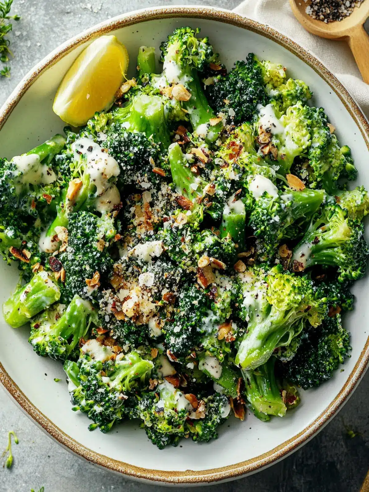 Amazing Broccoli Salad with Pine Nuts and Parmesan Bliss 4 Broccoli Salad