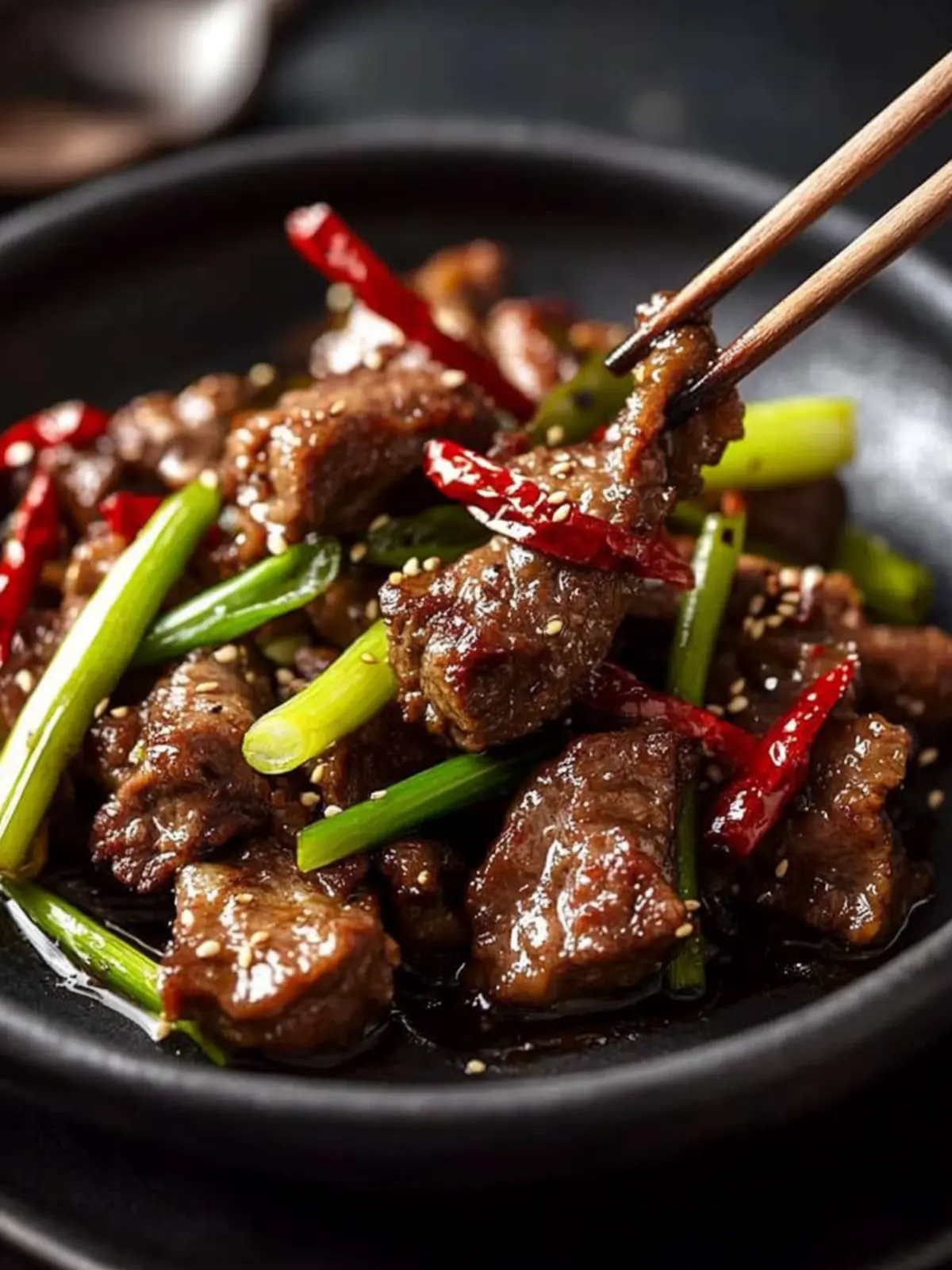 Savor Bold Flavors with Chinese Lamb, Cumin & Leek Stir-fry 4 Chinese Lamb, Cumin & Leek Stir-fry