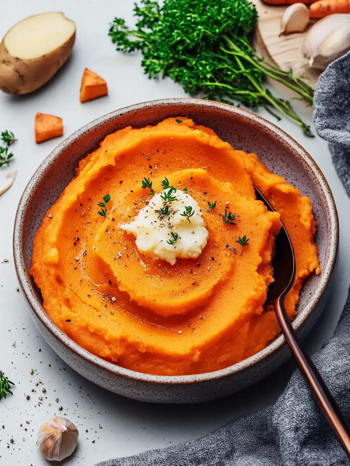 Creamy Vegan Mashed Sweet Potatoes for Effortless Holiday Joy 2 Mashed Sweet Potatoes