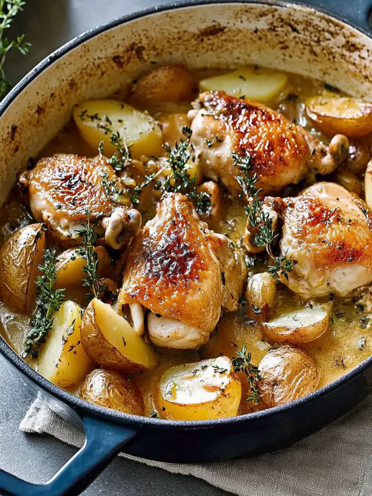 Delicious French-Style Chicken and Potatoes for Cozy Nights 4 French-style chicken and potatoes