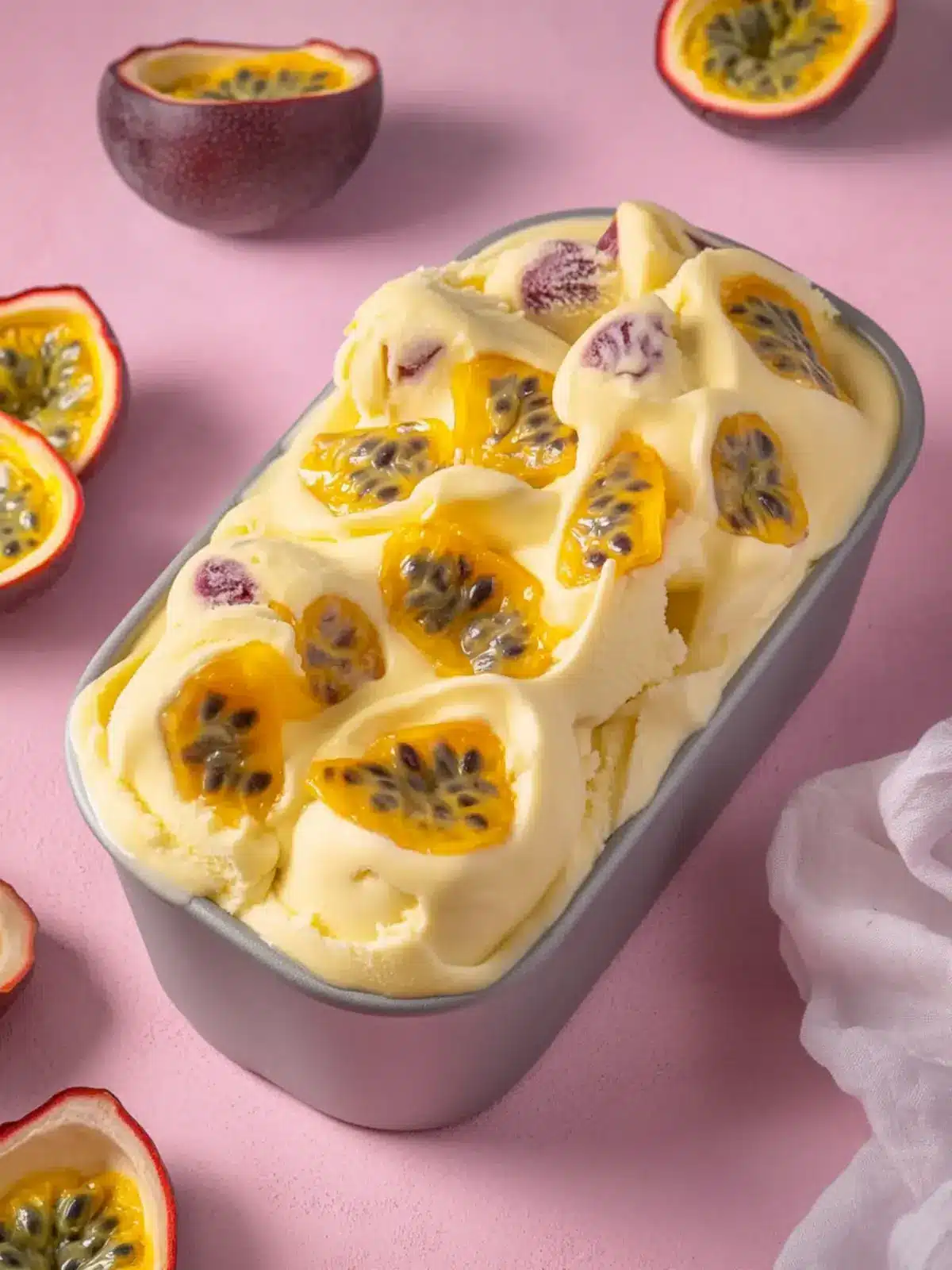 Passion Fruit Ice Cream