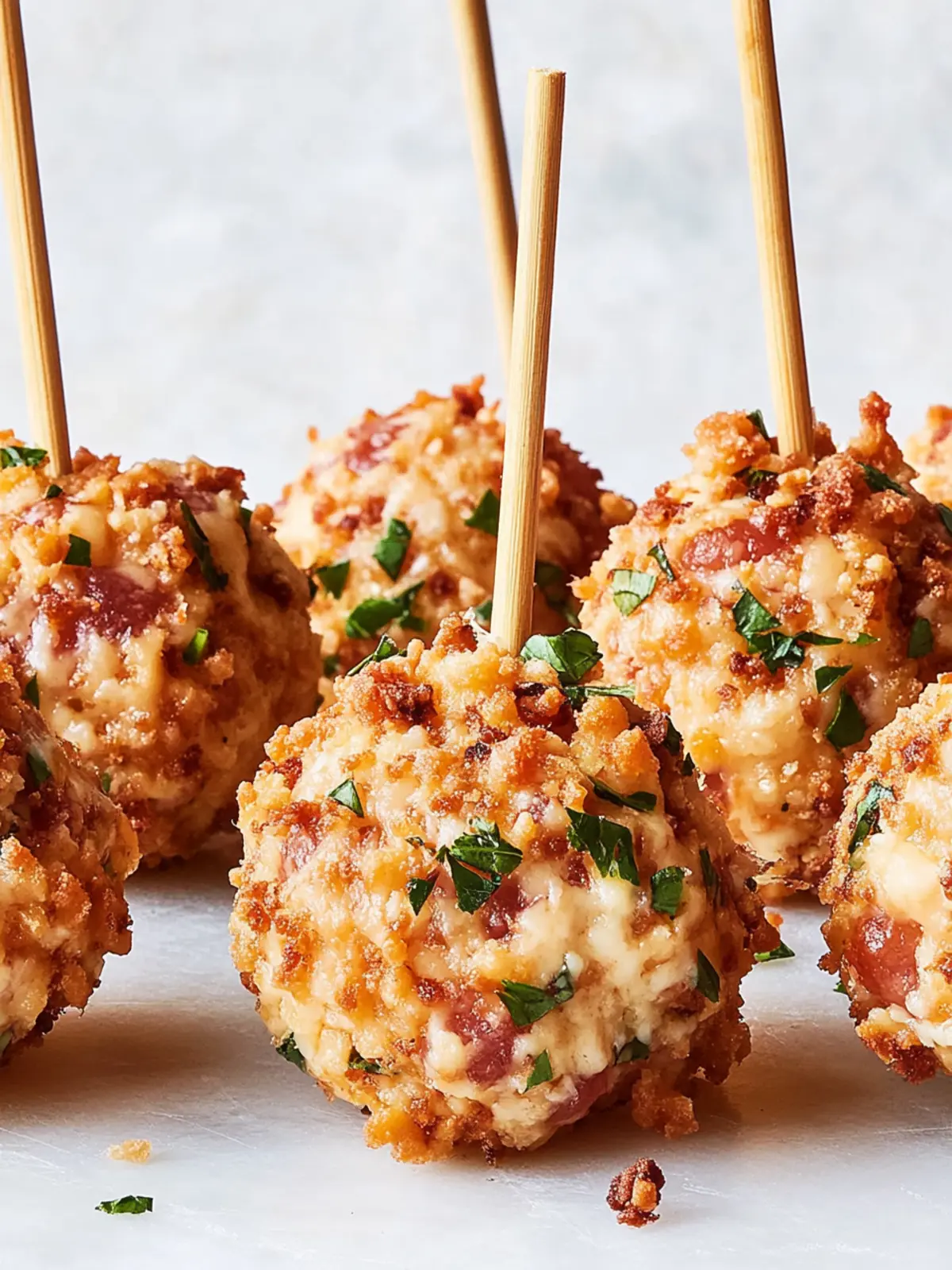 Cheese Ball Bites: Irresistible Creamy Bacon Delights 4 Cheese Ball Bites