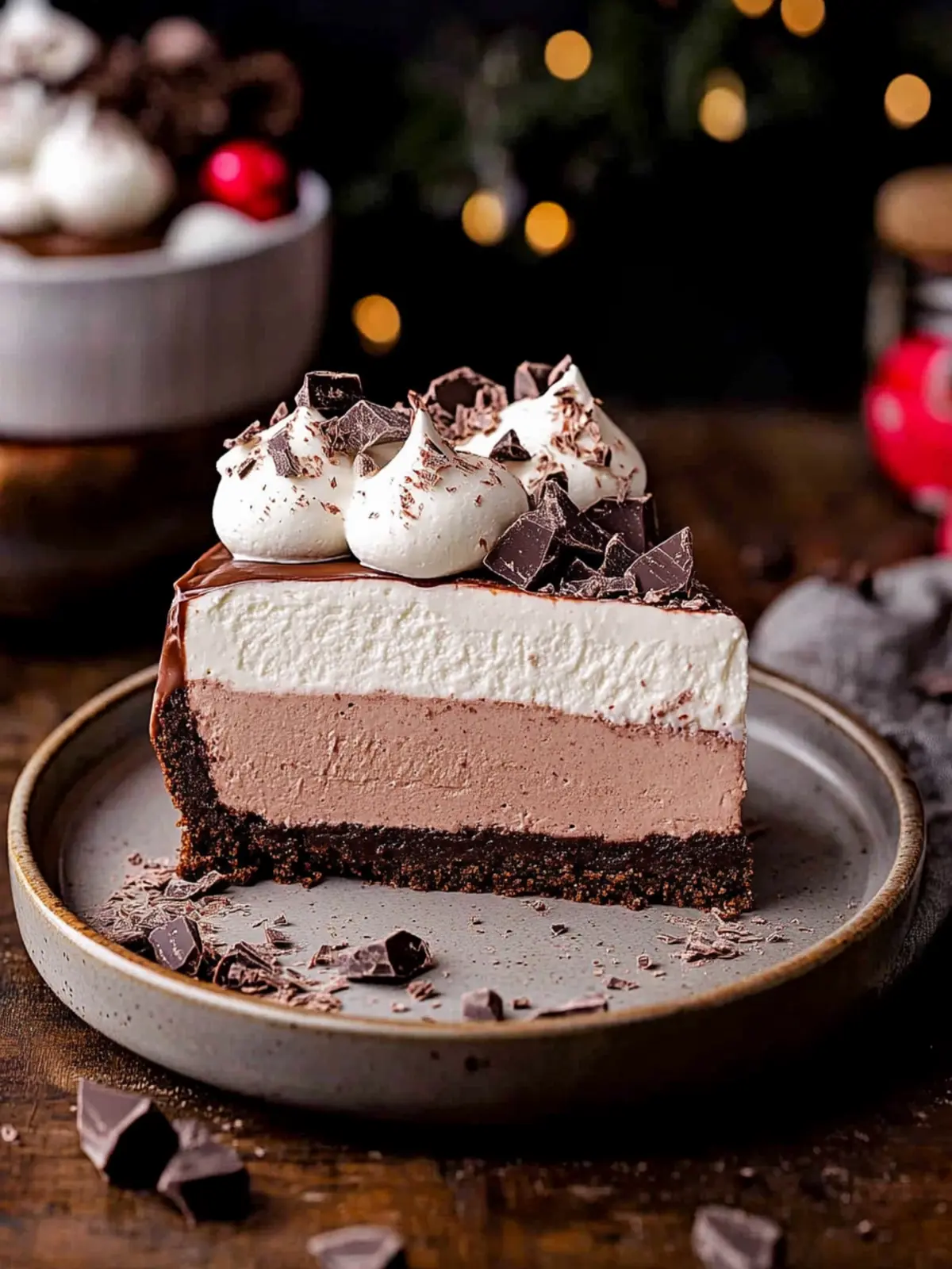 Hot Chocolate Cheesecake: A Cozy Holiday Dessert Delight 3 Hot Chocolate Cheesecake