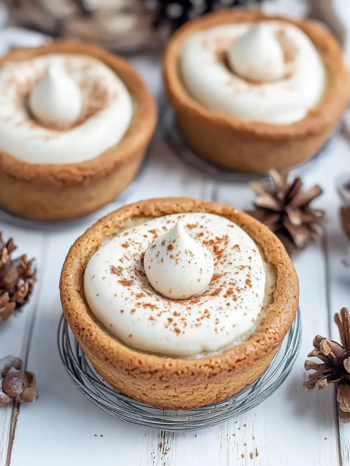 Festive Eggnog Cheesecake Cookie Cups to Delight Your Holidays 5 Eggnog Cheesecake Cookie Cups