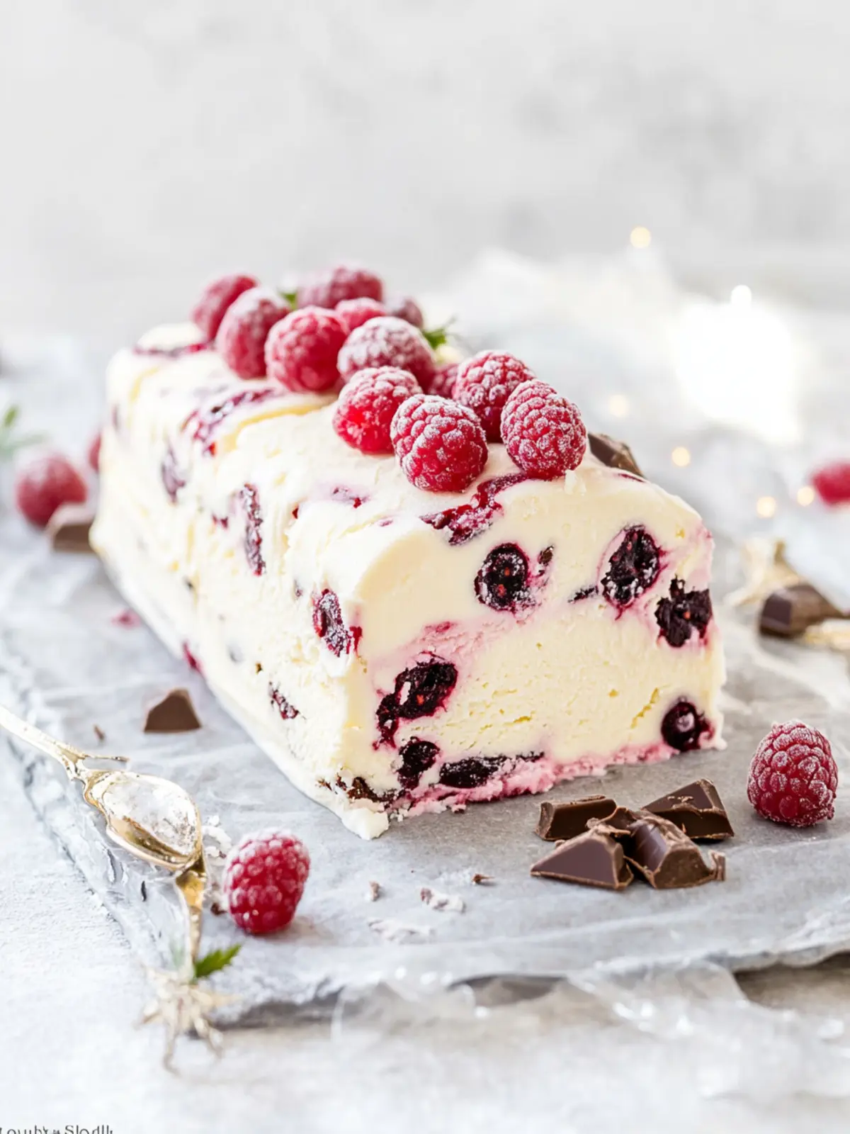 Raspberry Chocolate Semifreddo: Freeze Your Way to Indulgence 2 Raspberry Chocolate Semifreddo