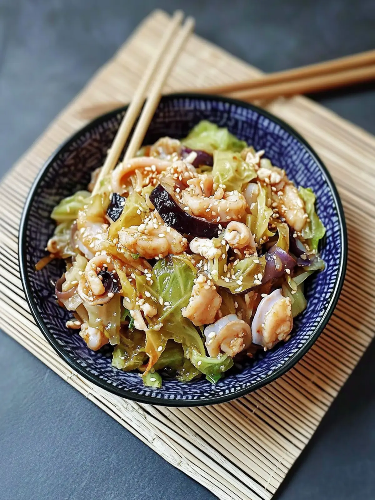 Savory Cabbage and Squid Stir Fry Ready in Just 10 Minutes 3 Cabbage and Squid Stir Fry
