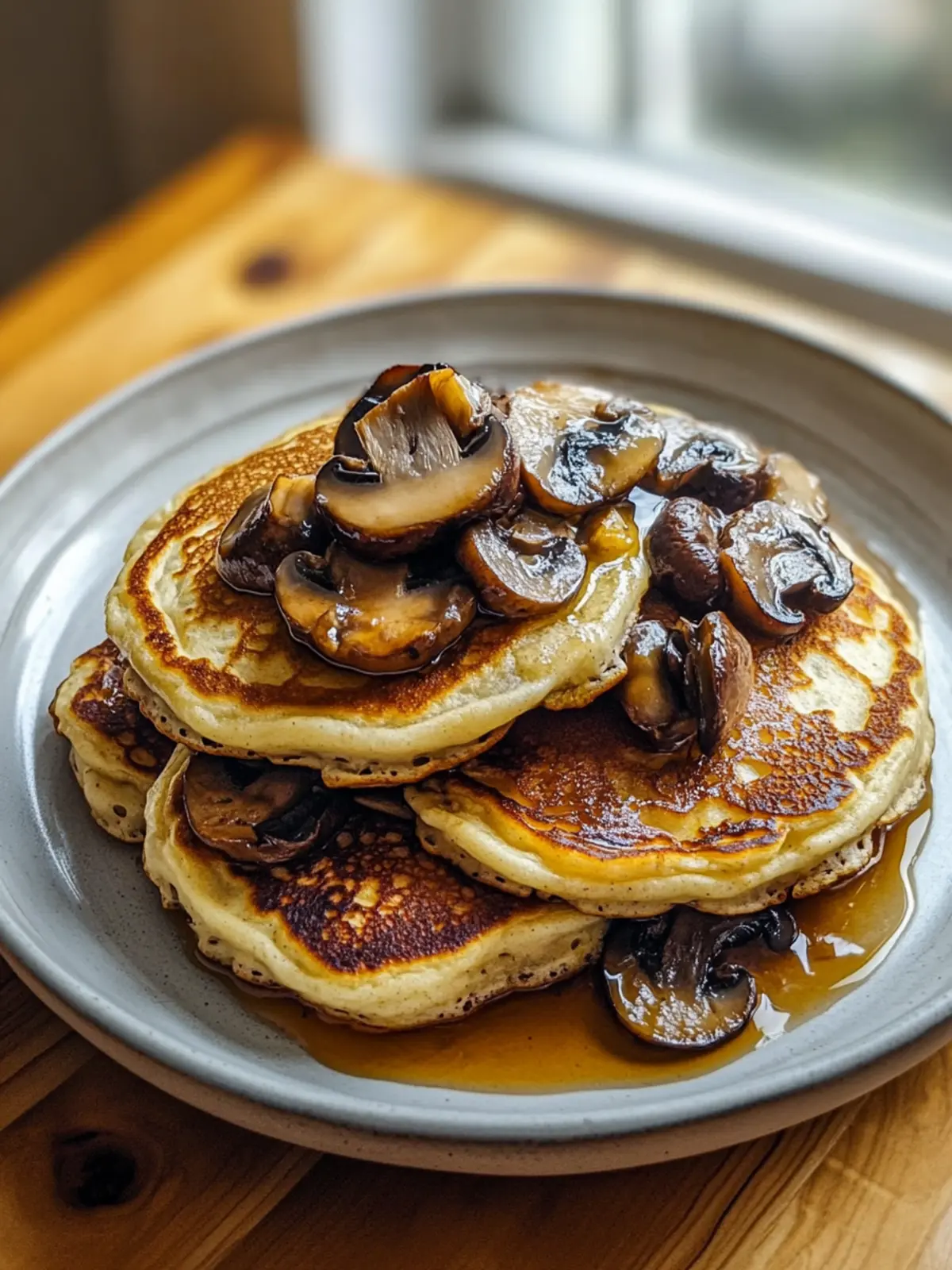 Savory Vegan Mushroom Pancakes for a Hearty Breakfast Boost 4 Vegan Mushroom Pancakes