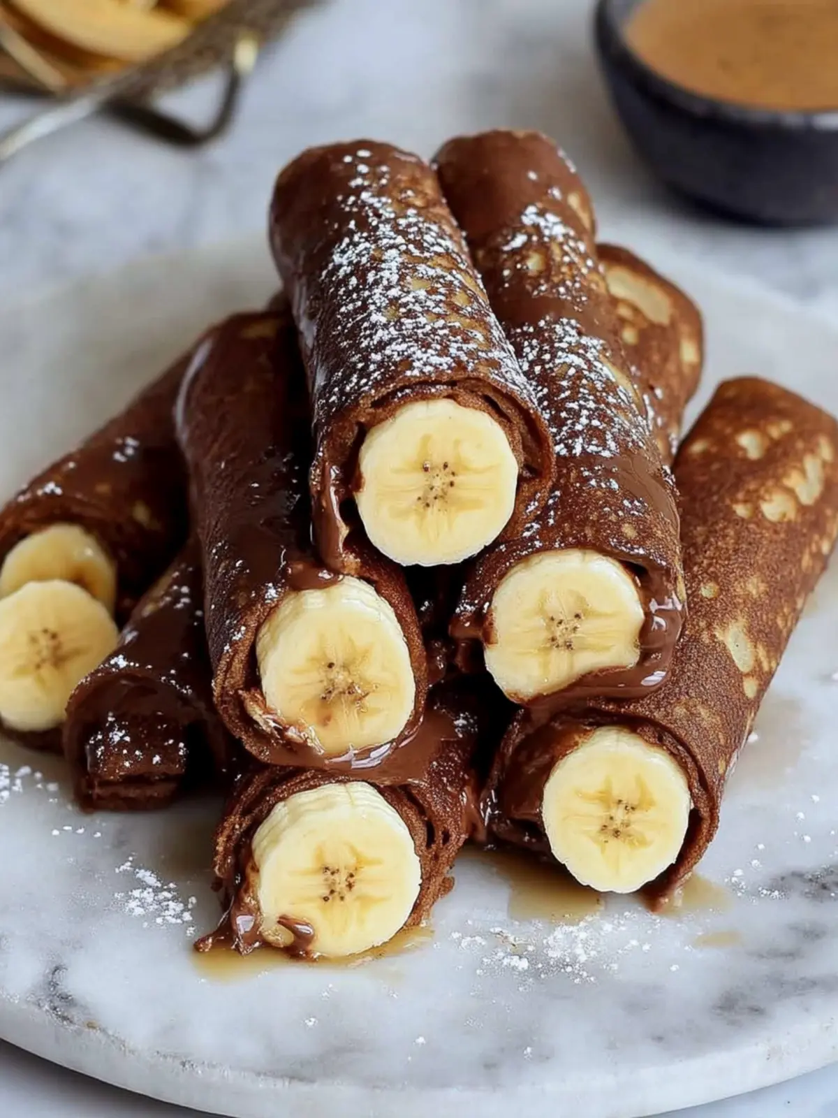 Delicious Chocolate Crepes With Banana for Sweet Moments 5 Chocolate Crepes With Banana